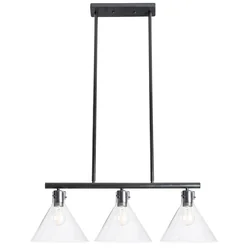 LAMPA SUFITOWA SZKLANA METALOWA APP318-3CP