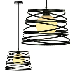 Lampa Sufitowa Wisząca Metalowa Loft APP201-1CP