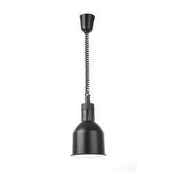 Lampa za zagrijavanje hrane - viseća cilindrična promjera 175x(H)250 crna