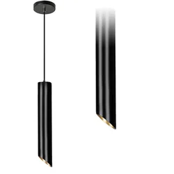 LAMPADA DA SOFFITTO MODERNA 20 CM APP573-1CP Nero