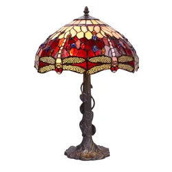 Lampada da tavolo Viro Belle Rouge Castagno Zinco 60 W 40 x 60 x 40 cm