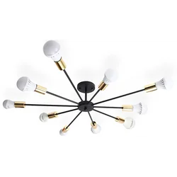 Lampada Ragno 10 APP503-10C Nera