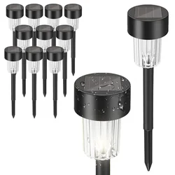 Lâmpada solar LED embutida P60258 Preto - conjunto 10 pcs