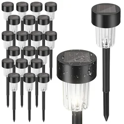 Lâmpada solar LED embutida P60258 Preto - conjunto 20 pcs