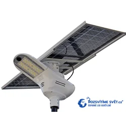 Lampadaire solaire LED SANKO SL-80-160 (LED 80W 12800lm, panneau double face 160W LiFePO4 48Ah)