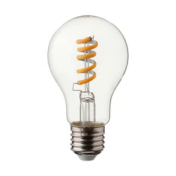 Lâmpadas LED - GLS E27 - IP20 - Transparente - 4 Watts - 300 Lúmens - 3000K - 2 Anos