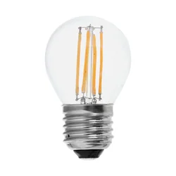 Lâmpadas LED - Golf E27 - IP20 - Transparente - 6 Watts - 600 Lúmens - 6500K - 2 Anos