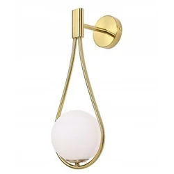 Lámpara de pared bola de cristal APP603-1W oro