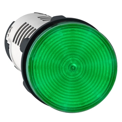 Lámpara de señal 230V LED verde