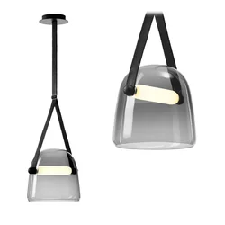 Lampe à Suspension en Verre APP617-1CP Gris