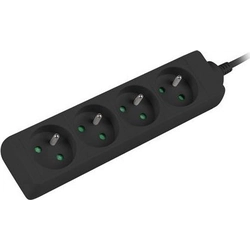 Lanberg UPS 4 stopcontacten 1 m zwart (PS0-04E-0100-IEC-BK)