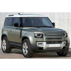 Land Rover Defender - Chrome Strips Grill Chrome Dummy Bumper Tuning