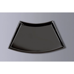 Large black platter 51x30 cm LXBS51