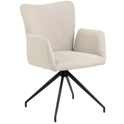 Laura chair with beige armrests