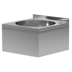 Lavabo da incasso in acciaio inox 40x29,5 Polgast 201403m