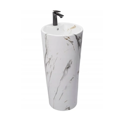 Lavabo de pie Rea Blanka Marble Marble Matt - DESCUENTO adicional 5% con código REA5