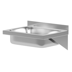 Lavabo en inox, non construit 40x29,5 Polgast 201403