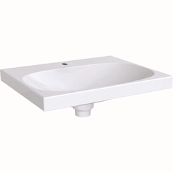 Lavabo Geberit, Acanto, 60x48.2 cm, avec trop-plein caché