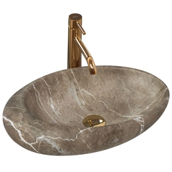 Lavabo sobre encimera Rea Roxy B Stone NATURE