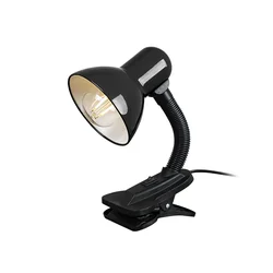 LB-08 desk lamp with clip, black