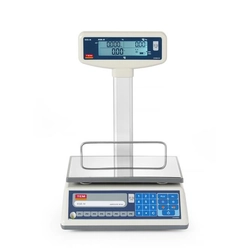 LCD-beräkningsskala med bom och verifiering, EGE-serien 15 kg Hendi TEM015B1D