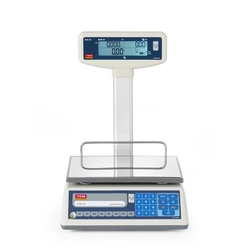 LCD calculation scale with boom and verification, EGE series 15 kg Hendi TEM015B1D