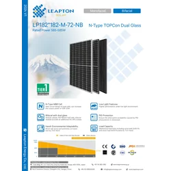 LEAPTON LP182-M-60-MH 460W fekete keret