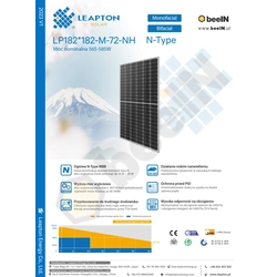Leapton LP182-M-672-NH 575W Черна рамка N-TYPE