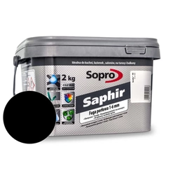 Lechada perlada 1-6 mm Sopro Saphir negro (90) 2 kg