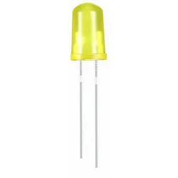 LED 5MM Amarelo 2V 10 unidades