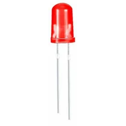 LED 5MM Red from 2,0 V to 2,3 V 10 pcs.