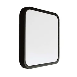 LED Dome Lights - Square - Black Frame - IP44 - 24 Watts - 2500 Lumens - 6500K - 2 Years