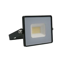 LED Floodlights - Slimline E Series - IP65 - Black Body - 20 Watts - 1620 Lumens - 6500K - 2 Years