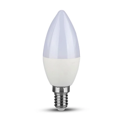 LED-Lampen - Kerze - E14 - Samsung - IP20 - Weiß - 5.5 Watt - 470 Lumen - 6400K - 5 Jahre