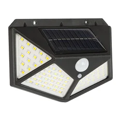 LED PIR solcellsvägglampa