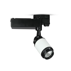 LED-railverlichting - Zwart-wit railverlichting - IP20 - Zwart+Wit - 10 Watt - 800 Lumen - 6000K - 5 Jaren