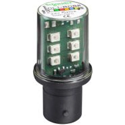 LED Schneider Electric BA15d 24V galben (DL1BDB8)