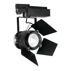 LED Tracklights - Shutter Tracklights - Samsung - IP20 - Black - 33 Watts - 3000 Lumens - 4000K - 5 Years