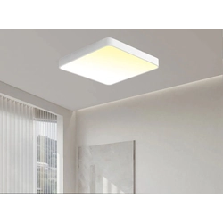 LEDsviti Bel dizajnerski LED panel 600x600mm 48W topla bela (9745)