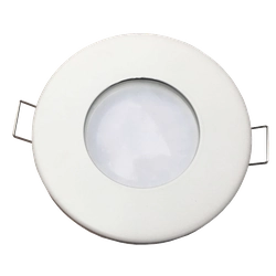 LEDsviti Bela LED kopalniška stropna luč 5W 12V IP44 dnevno bela (14014) + 1x okvir