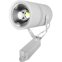 LEDsviti Bílý fázový lištový LED reflektor 30W denní bílá (905)