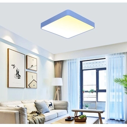 LEDsviti blåt design LED-panel 400x400mm 24W varm hvid (9799)