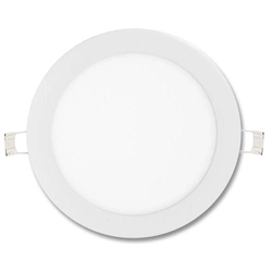 LEDsviti Dimbaar wit rond inbouw LED paneel 175mm 12W warm wit (6750) + 1x dimbare bron