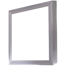 LEDsviti Dimbaar zilver LED paneel met frame 300x300mm 18W daglicht wit (2270) + 1x frame + 1x dimbare bron