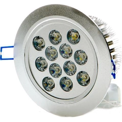 LEDsviti Foco empotrable LED 12x 1W blanco diurno (378)