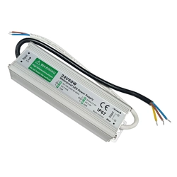 LEDsviti Fuente LED 24V 60W SLIM IP67 resistente al agua (5556954)