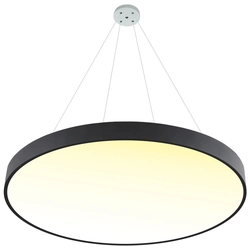 LEDsviti Hangend Zwart design LED paneel 400mm 24W warm wit (13107)