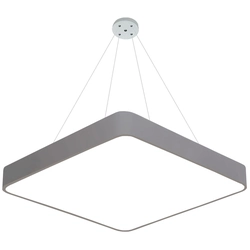LEDsviti Hanging Gray painel de LED 400x400mm 24W dia branco (13158) + 1x Arame para pendurar painéis - 4 conjunto de arame