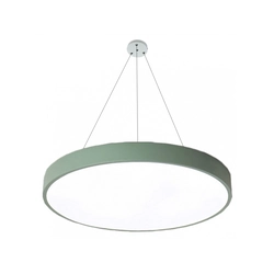 LEDsviti Hanging Green dizaino LED skydelis 600mm 48W šiltai baltas (13175) + 1x Pakabinamų plokščių laidas - 4 laidų rinkinys