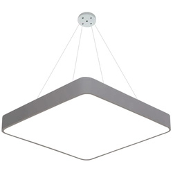 LEDsviti Hanging Grey design LED-paneeli 400x400mm 24W päivä valkoinen (13158) + 1x Ripustuspaneelien lanka - 4 johtosarja